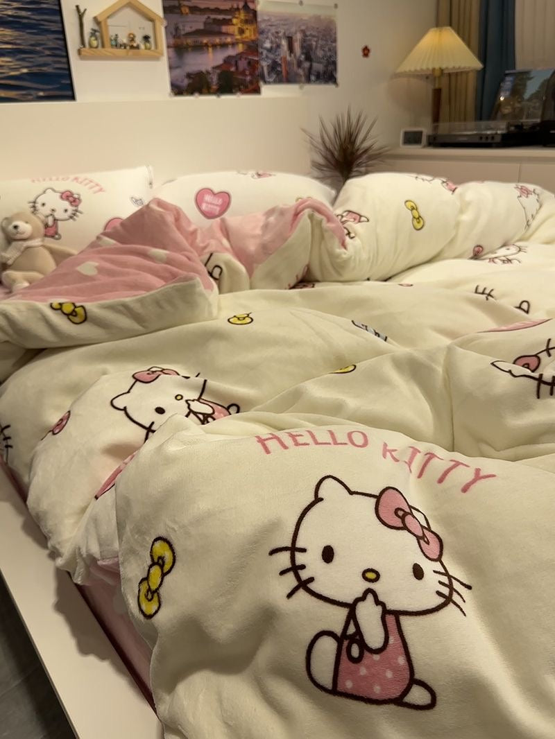 Milk Velvet four-piece set