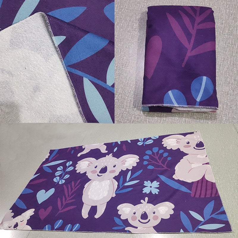 Cute Cartoon Pattern Beach Bath Towel