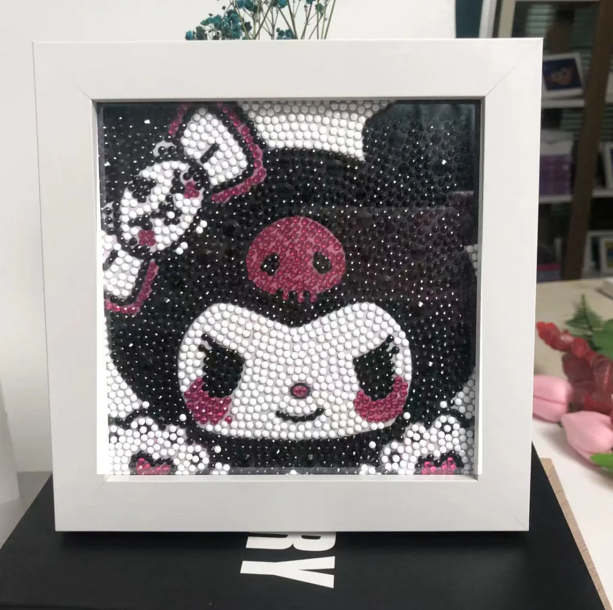 DIY Kuromi & Kitty diamond painting