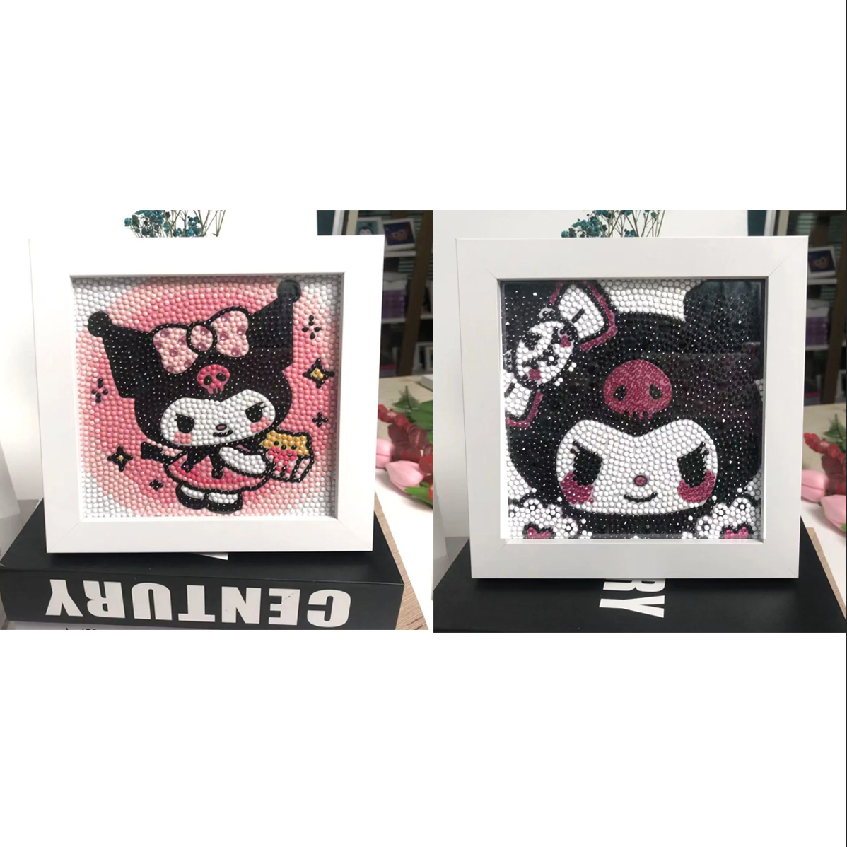 DIY Kuromi & Kitty diamond painting