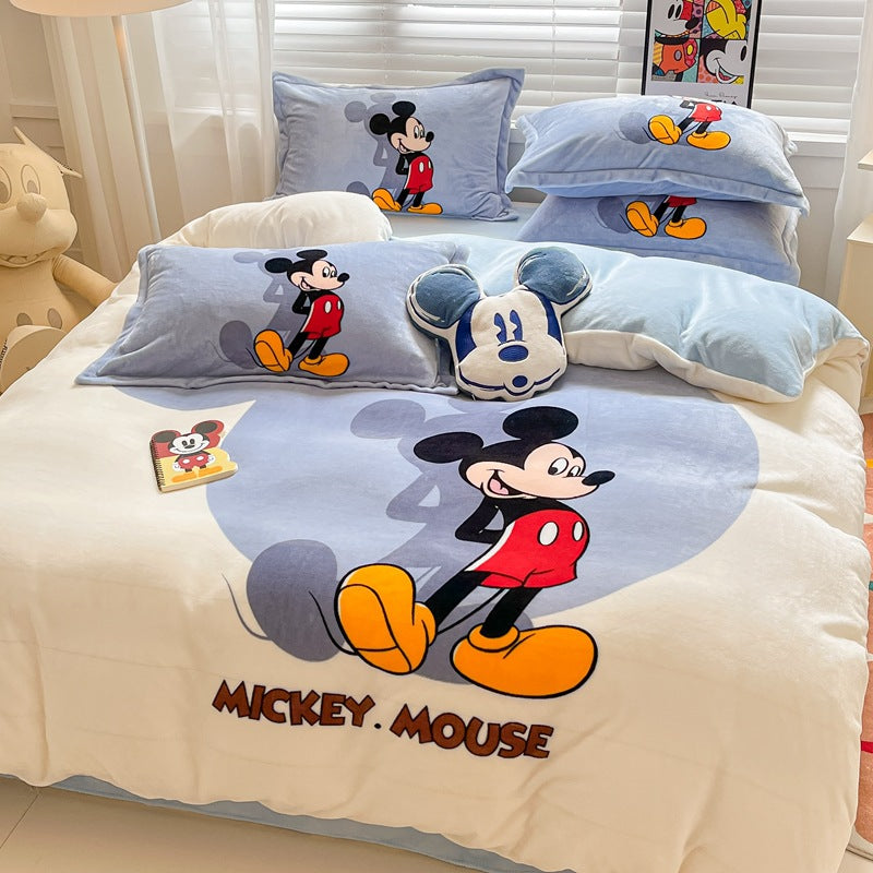 Est020008 Estshoon Disney milk velvet four -piece set