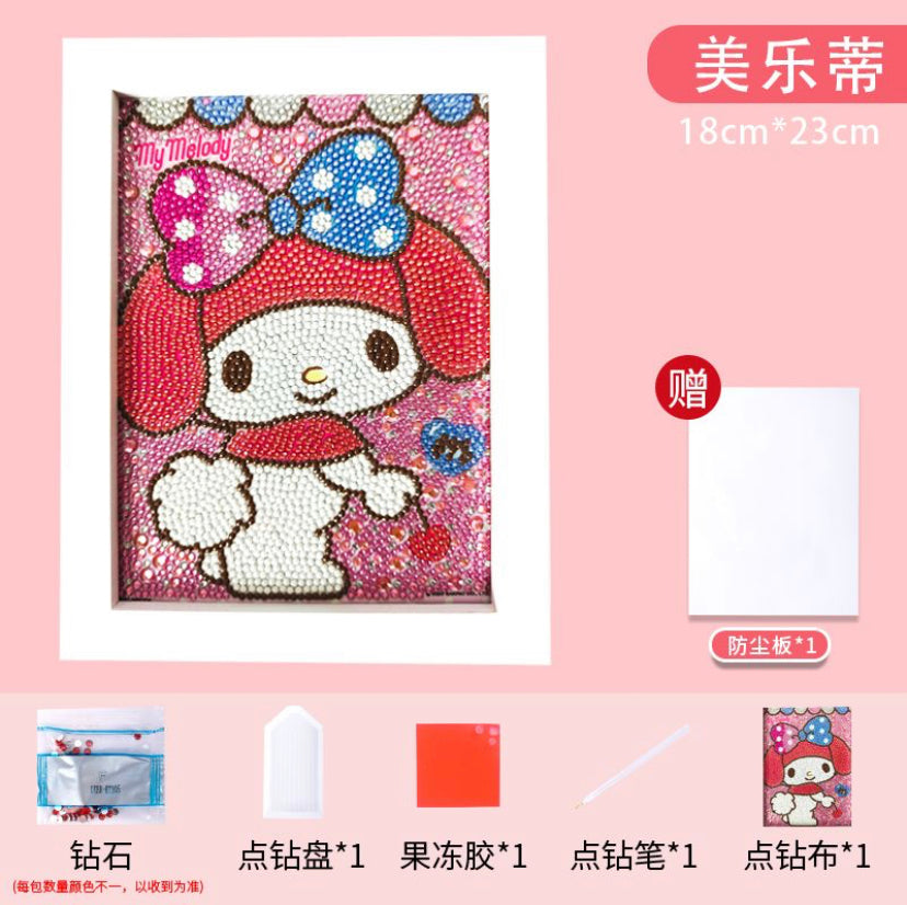 DIY Sanrio Cinnamoroll Kuromi Kitty алмазная живопись