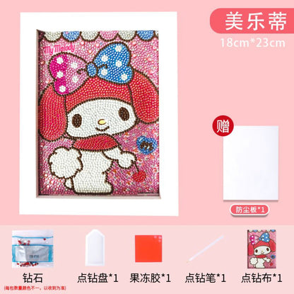 DIY Sanrio Cinnamoroll Kuromi Kitty алмазная живопись