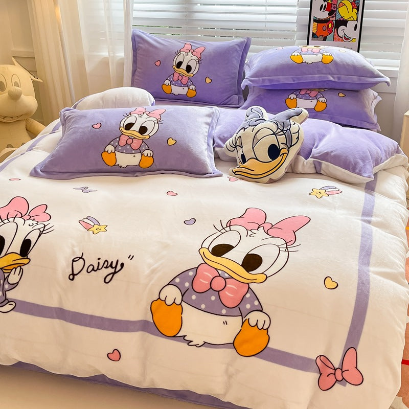Est020008 Estshoon Disney milk velvet four -piece set
