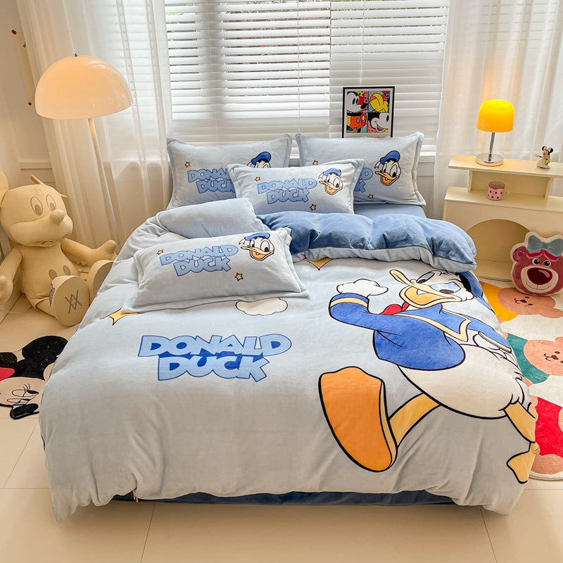Est020008 Estshoon Disney milk velvet four -piece set