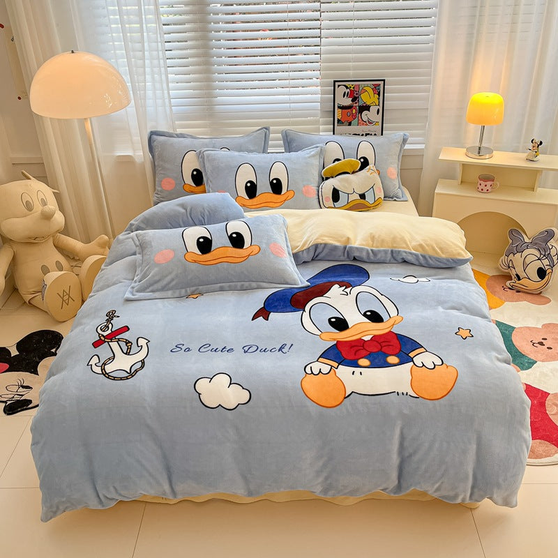 Est020008 Estshoon Disney milk velvet four -piece set