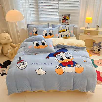 Est020008 Estshoon Disney milk velvet four -piece set