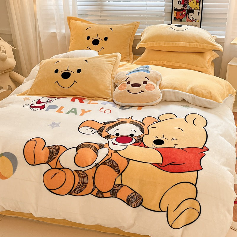 Est020008 Estshoon Disney milk velvet four -piece set
