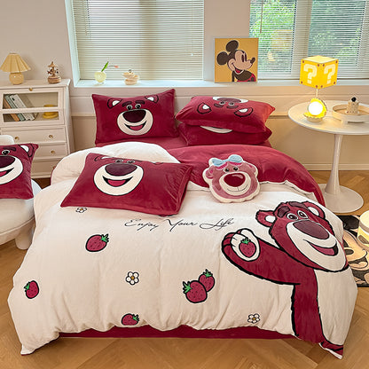 Est020008 Estshoon Disney milk velvet four -piece set