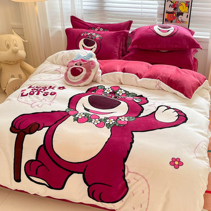 Est020008 Estshoon Disney milk velvet four -piece set