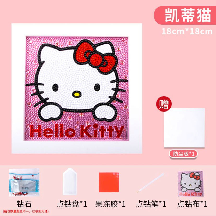 DIY Sanrio Cinnamoroll Kuromi Kitty алмазная живопись