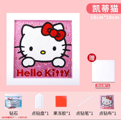 DIY Sanrio Cinnamoroll Kuromi Kitty алмазная живопись