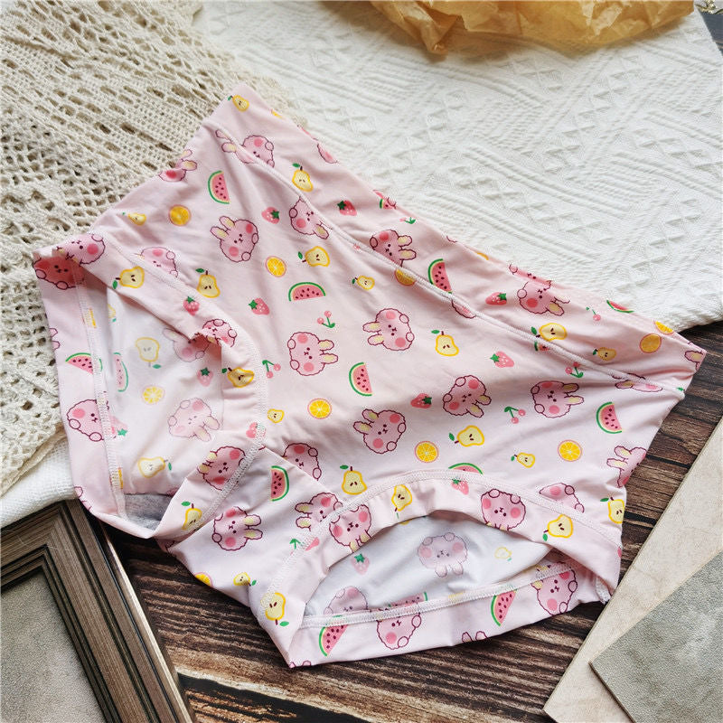 Ice silk underwear for women