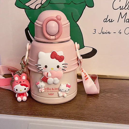 Бутылки Sanrio Hellokitty Портативная изолированная чашка