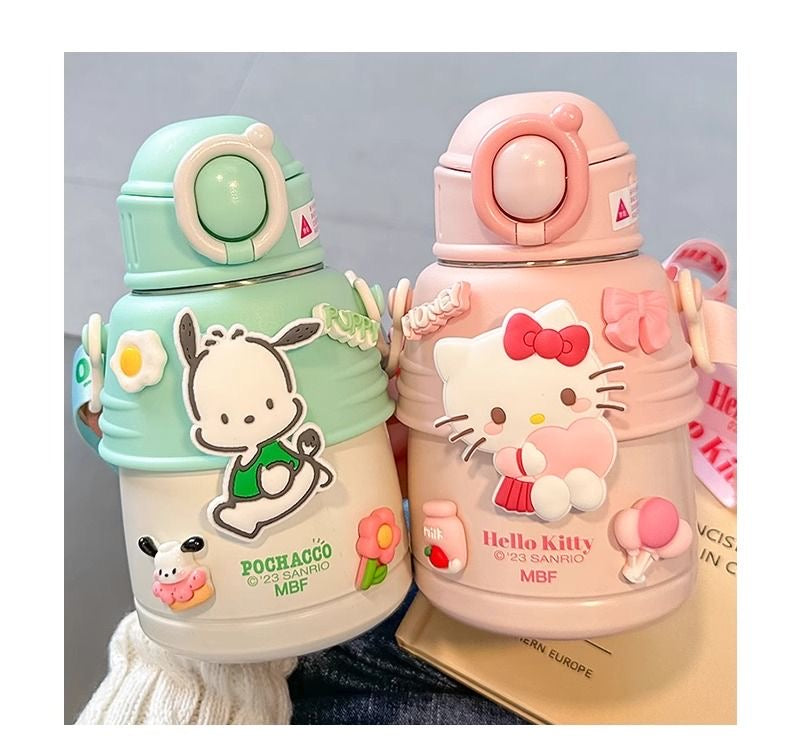 Бутылки Sanrio Hellokitty Портативная изолированная чашка
