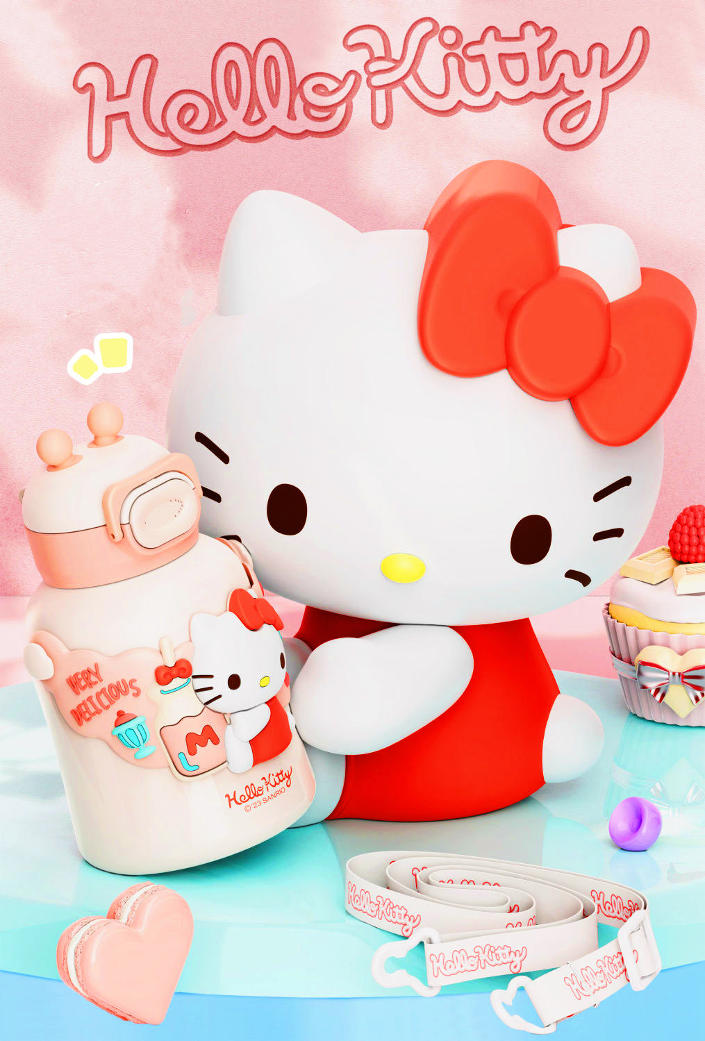 Бутылки Sanrio Портативная изолированная чашка