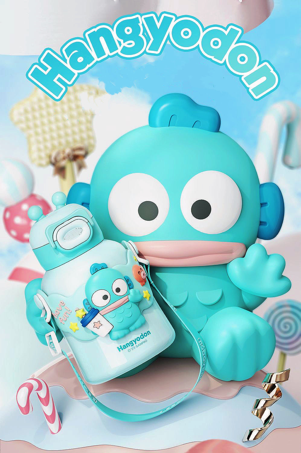 Бутылки Sanrio Портативная изолированная чашка