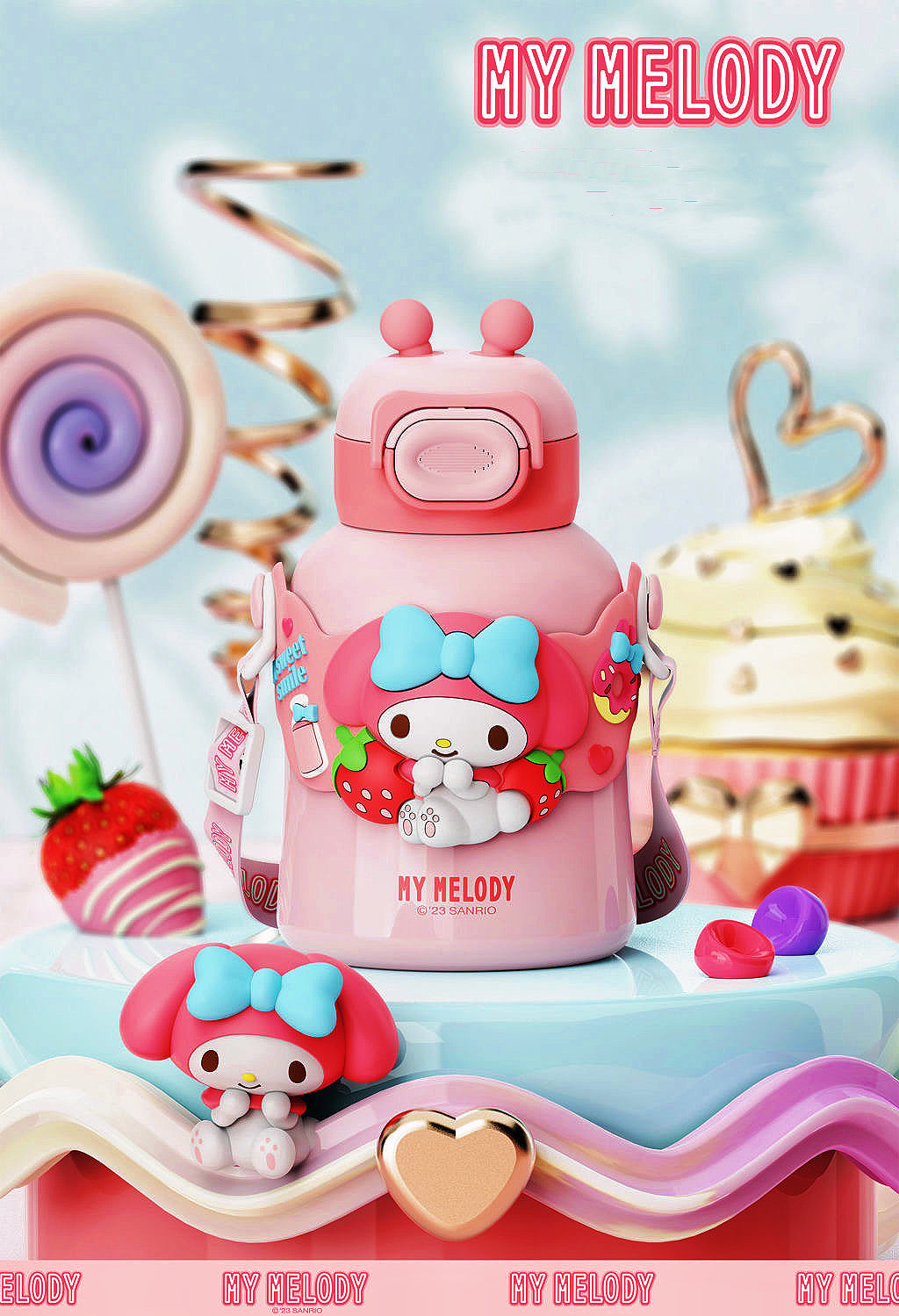 Бутылки Sanrio Портативная изолированная чашка